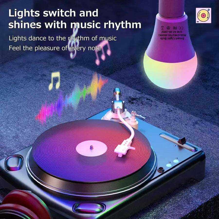Smart bulb (Wi-Fi, app control)