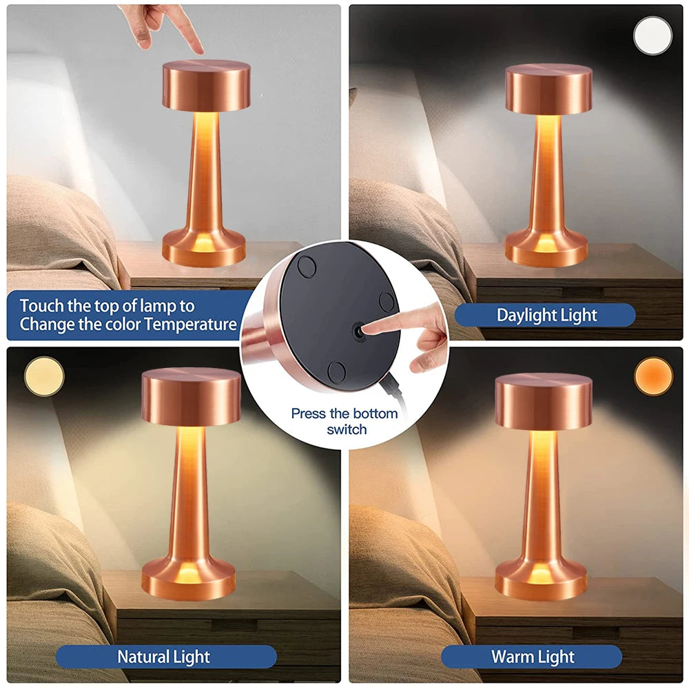 Decorative table lamp | Metall